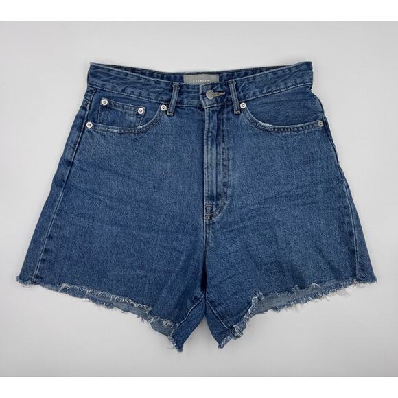 Everlane The A-Line Denim Short Size 26 - Picture 1 of 6